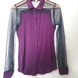 Long Sleeve sheer sleeves